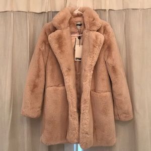 Apparis faux fur coat